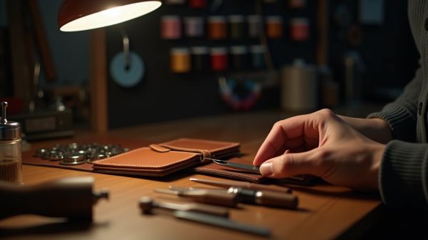 Maîtriser l'art de la maroquinerie avec des outils adaptés