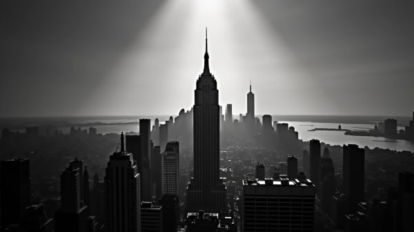 New York en décoration : skyline, noir et blanc et perspectives