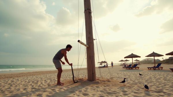 Optimiser l'installation de votre poteau pour voile d'ombrage