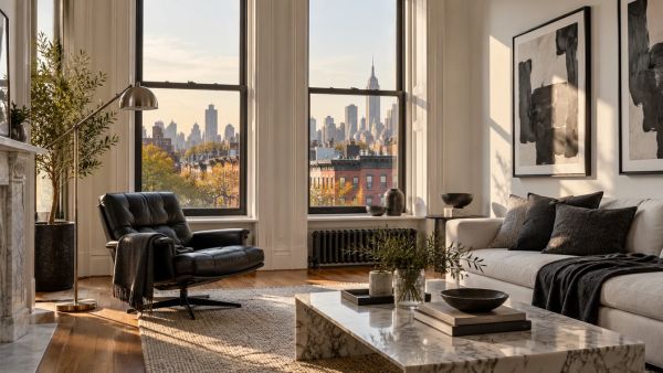 Top 10 idées décoratives inspirées par New York en monochrome